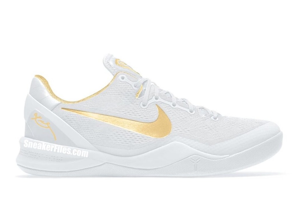 Nike kobe best sale 8 kids white